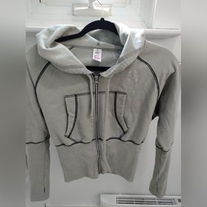 Zumba grey XS vest hoodie zip